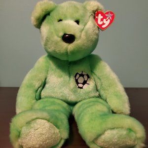 Ty Beanie Buddies Collection 1999 - KICKS the bear w/ tag